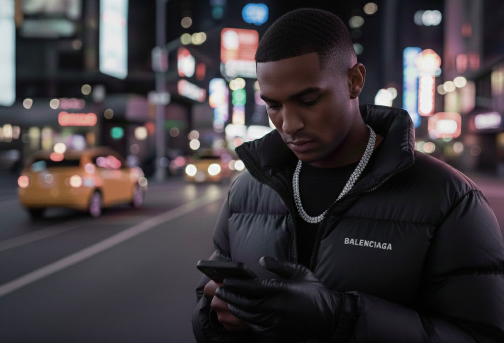 VLTED Iced-Out Tennis Chain – Statement Streetwear Jewelry